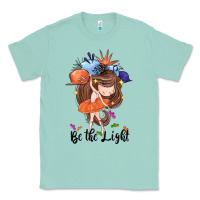 Seafoam Be the light Classic Tee - CowGirlArtShop