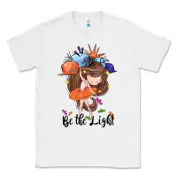 White Be the light Classic Tee - CowGirlArtShop
