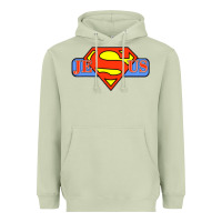 Matcha tshirt my superhero is jesus, faith love god shirt t shirt Heavyweight Hoodie - linhVisuals