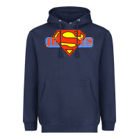 Navy tshirt my superhero is jesus, faith love god shirt t shirt Heavyweight Hoodie - linhVisuals