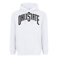 White OSU, athletics gear Heavyweight Hoodie - linhVisuals