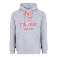 Heather Grey sons of thunder zebedee james and john mark 317 bible t shirt Heavyweight Hoodie - linhVisuals