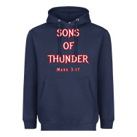 Navy sons of thunder zebedee james and john mark 317 bible t shirt Heavyweight Hoodie - linhVisuals