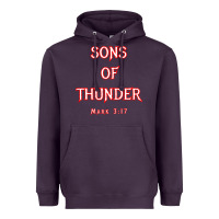 Plum sons of thunder zebedee james and john mark 317 bible t shirt Heavyweight Hoodie - linhVisuals