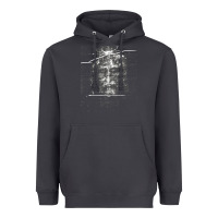 Smoke the shroud of turin holy face of jesus t shirt Heavyweight Hoodie - linhVisuals