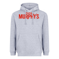 Heather Grey Papa Murphy’s Heavyweight Hoodie - linhVisuals