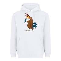 White Chicken Joe is a Vibe Heavyweight Hoodie - linhVisuals