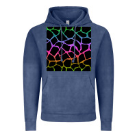 Vintage Denim giraffe glitter seamless pattern Vintage Hoodie - BundleAndBundleShop