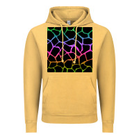 Giraffe Glitter Seamless Pattern Vintage Hoodie | Teevron