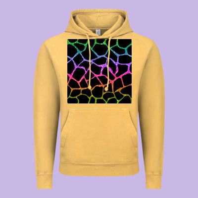 Giraffe Glitter Seamless Pattern Vintage Hoodie Designed By Bundleandbundleshop