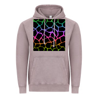 Vintage Zinc giraffe glitter seamless pattern Vintage Hoodie - BundleAndBundleShop