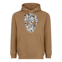 Toasted Coconut funny pitbull skull dog skeleton halloween t shirt Heavyweight Hoodie - linhVisuals
