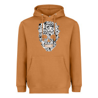 Meerkat funny pitbull skull dog skeleton halloween t shirt Heavyweight Hoodie - linhVisuals