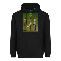 Black ajr green Heavyweight Hoodie - linhVisuals