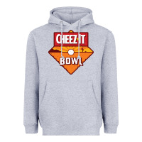 Heather Grey cheez it, game Heavyweight Hoodie - linhVisuals