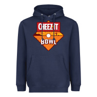 Navy cheez it, game Heavyweight Hoodie - linhVisuals
