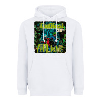 White outkast 25th Heavyweight Hoodie - linhVisuals