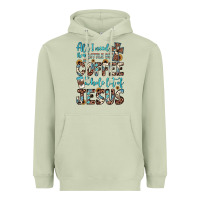 Matcha all i need is a little bit of coffee and o whole lot of jesus Heavyweight Hoodie - JahusDesignShop