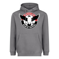 Waterlooblackhawks Heavyweight Hoodie | Teevron
