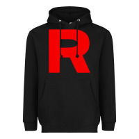 Black team rocket Heavyweight Hoodie - linhVisuals
