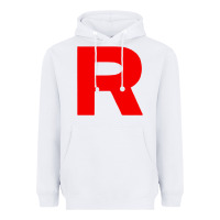 White team rocket Heavyweight Hoodie - linhVisuals