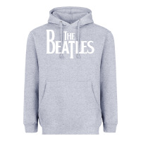 Heather Grey the beatels Heavyweight Hoodie - linhVisuals
