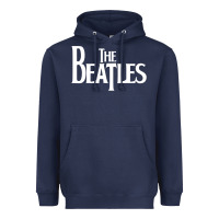 Navy the beatels Heavyweight Hoodie - linhVisuals