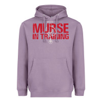 Lavender funny male nurse murse in training t shirt Heavyweight Hoodie - linhVisuals