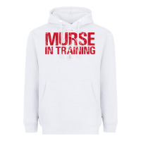 White funny male nurse murse in training t shirt Heavyweight Hoodie - linhVisuals