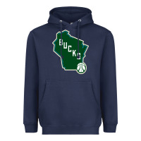 Navy bucks Heavyweight Hoodie - linhVisuals