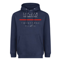 Navy the pew the proud the emotional Heavyweight Hoodie - linhVisuals