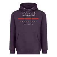 Plum the pew the proud the emotional Heavyweight Hoodie - linhVisuals