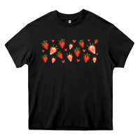 Black strawberry Heavy Core Tee - Jasminsmagicworld