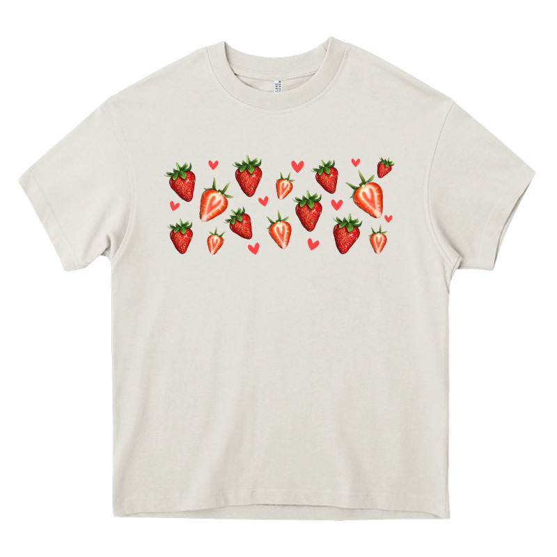 Strawberry Heavy Core Tee by Jasminsmagicworld | Teevron