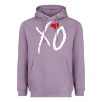 Lavender xo Heavyweight Hoodie - linhVisuals