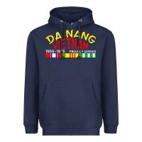 Navy da nang vietnam war veteran military Heavyweight Hoodie - linhVisuals