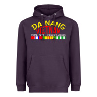 Plum da nang vietnam war veteran military Heavyweight Hoodie - linhVisuals