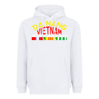White da nang vietnam war veteran military Heavyweight Hoodie - linhVisuals