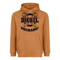 Meerkat diesel mechanic Heavyweight Hoodie - linhVisuals