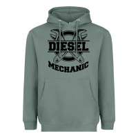 Sage diesel mechanic Heavyweight Hoodie - linhVisuals
