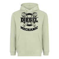 Matcha diesel mechanic Heavyweight Hoodie - linhVisuals