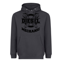 Smoke diesel mechanic Heavyweight Hoodie - linhVisuals