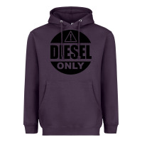 Plum Diesel Only Heavyweight Hoodie - linhVisuals