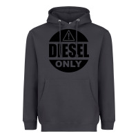Smoke Diesel Only Heavyweight Hoodie - linhVisuals