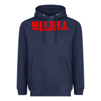 Navy Diesel Power Heavyweight Hoodie - linhVisuals