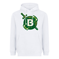 White Belhaven University Heavyweight Hoodie - linhVisuals