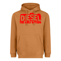 Meerkat Diesel The Only Option Heavyweight Hoodie - linhVisuals