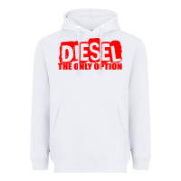 White Diesel The Only Option Heavyweight Hoodie - linhVisuals