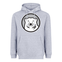 Heather Grey bowdoin college Heavyweight Hoodie - linhVisuals