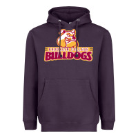 Plum brooklyn college Heavyweight Hoodie - linhVisuals